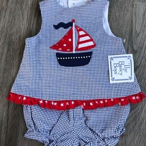 Baby Girl Fourth of July Outfit